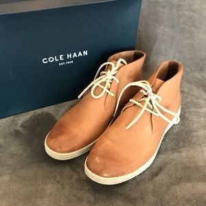 Cole Haan Men’s Leather boots light camel 11.5